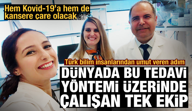 ABD'deki Türk ekipten dünyada bir ilk: Hem akciğer kanserine hem de Kovid-19'a çare olacak
